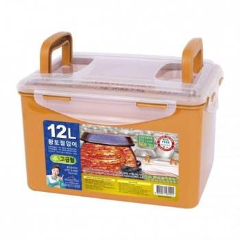 황토 절임 밀폐 식품 보관용기 도시락 찬합 찬기 통