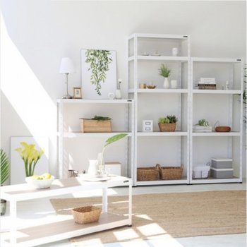 무볼트 WLDN6327 조립 선반 슈렉 600 600 1800 5단 앵글 블랙