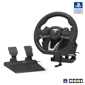 [해외] 호리 그란투리스모7 레이싱 휠 에이펙스 PlayStation®5 4, PC 블랙