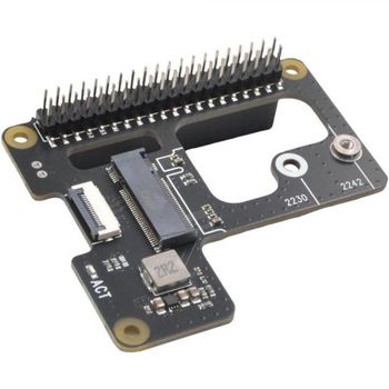 라즈베리파이5 PCle M.2 2242 2230 NVMe 미니 상판 (X1000) 장착 저장장치 SSD