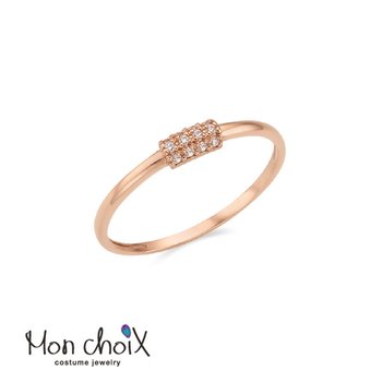 몽슈와 14K 티아니 큐빅 반지