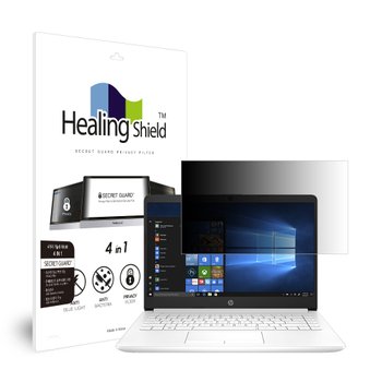 HP 14s-dk0113au 향균 보안필름 블루라이트차단 양면 정보보안기