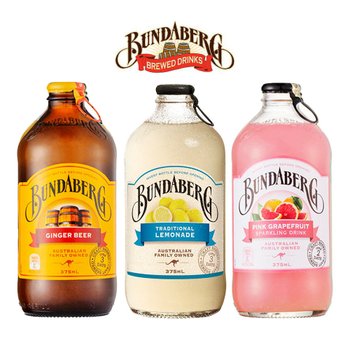 분다버그 3종 혼합 자몽+레몬에이드+진저비어 375ml x 12병 (각 4병씩)