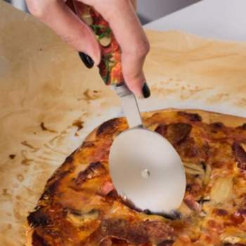 스텐 피자커팅기 피자 커터 롤러칼 도우커터 반죽자르 절삭력좋은