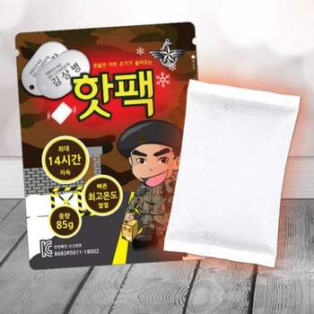 김상병핫팩85g 김상병 작업 혹한기 발열 핫팩 지속 겨울 따뜻 생활 보온