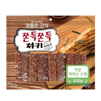 고품질 참좋은 치킨라이스 스틱 간식 300g 쫀득쫀득 (WFJO6OF)
