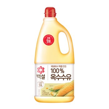 백설 옥수수유 1.8L