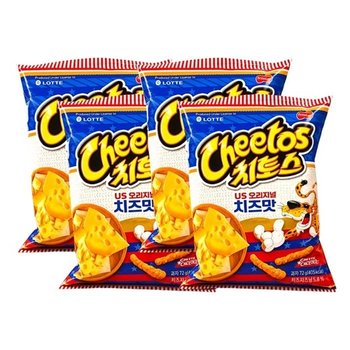 롯데웰푸드 치토스 US오리진 치즈 72g x 4개 (51867293)