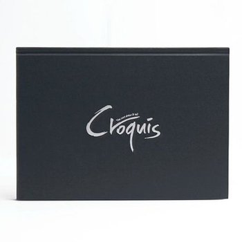 [VC354030]양장크로키 제본 종이 블랙 CN04 B5 105g -41449
