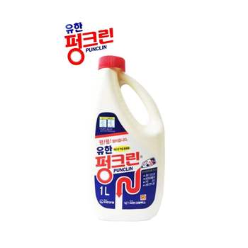 유한락스 657UIP31 펑크린 1L 막힌 배수관 씽크대 세정제