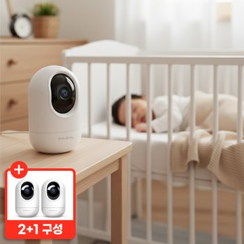 [2+1] 파인뷰 K11 2+1 베이비캠 홈캠 홈CCTV 500만 화소 QHD 극초고화질(9/9~순차발송)
