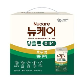 뉴케어 당플랜 호두맛 클래식 200mL*16입