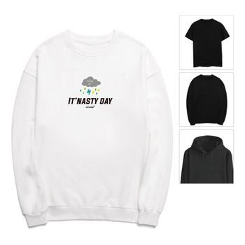 키밍 날씨 흐림 티셔츠 후드티 천둥 번개 구름 맨투맨 여름반팔티