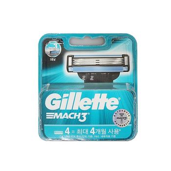 마하3 면도날 면도기날 파워 리필 4p 날면