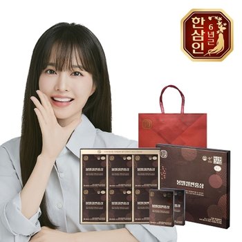 [농협홍삼] 한삼인 봉밀절편홍삼 20g 6입+쇼핑백