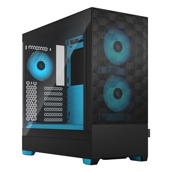 Fractal Design Pop Air RGB Clear 강화유리 Core Cyan (미들타워)