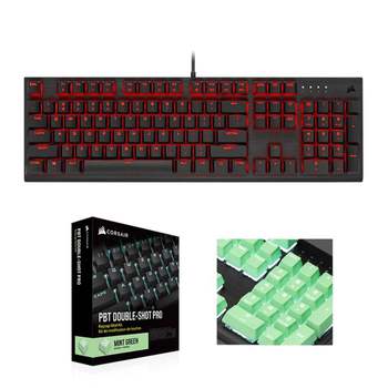 유선 110키 K60 PRO + PBT Double-shot Pro(비올라축 그린) 무선키보드 키보드 키보드세트