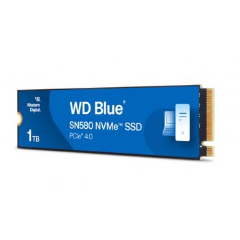 [해외] Western Digital SSD 1TB WD Blue SN580 M.2-2280 NVMe WDS100T3B0E-EC 웨스턴 디지털 내장