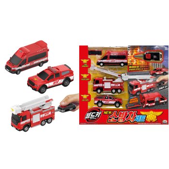 2 [미미월드] 월드카 파워키 New 사다리 소방차