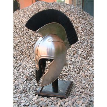 [해외] 독일 루디 헬멧 자전거 싸이클 2098911 Get Dressed For Battle Trojan Helmet with Helmet Comb