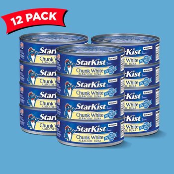 [해외] StarKist 스타키스트 청크 화이트 알바코어 참치 142g 12캔
