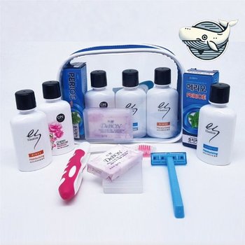 여행 필수 아이템 8종 스킨케어 면도용품 온더바디 페리오치약 드봉비누 쉐이크면도기 샴푸린스