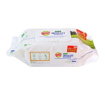 3M 베이킹소다 물걸레 청소포30매대형 (WD76176)