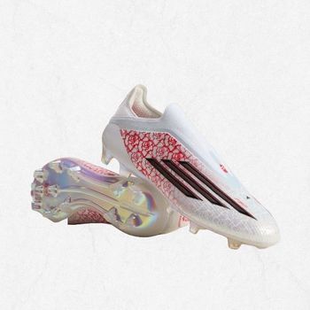 아디다스 F50 엘리트 라민 야말 레이스리스 FG 축구화 Football - Cloud White Core Black Lucid