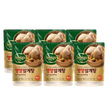CJ제일제당 비비고 영양삼계탕 800g x6개