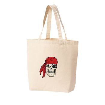 에코백 토트백 해적 애꾸눈 캐리비안 두건