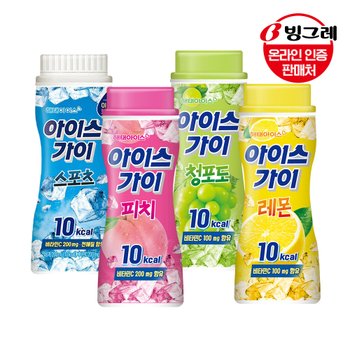 [G]해태아이스 아이스가이 4종 10개(청포도/피치/레몬/스포츠)