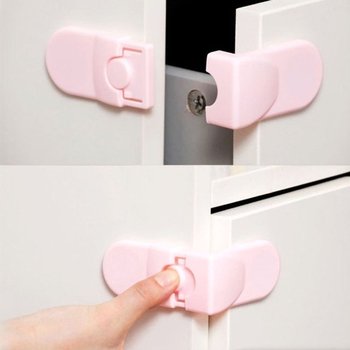 서랍 코너 핑크 도어 문열림 잠금 이 2P 안 (WFK683N)