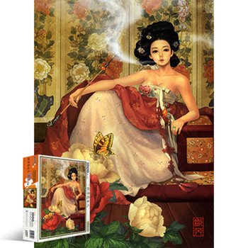 1000피스직소퍼즐 우나영의 목단화 여인 (액자선택) PL1227