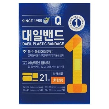 대일 대일밴드Q 혼합형 21매  갑 6개입