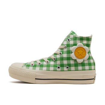 [해외] 컨버스 올스타 플롯 플라워 패치 하이 라이트 그린/화이트 31311050 라이트 그린/화이트