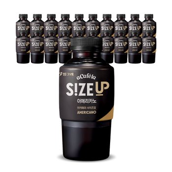 빙그레 아카페라 사이즈업 350ml 20입 아메리카노 / 병커피