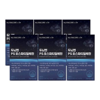 뉴트리코어 두뇌엔 PS 포스파티딜세린 1000mg x 60정 x 6박스 /An