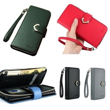 [룽스]커버 닉츄럴 카드 지퍼 지갑 갤럭시A80 A805