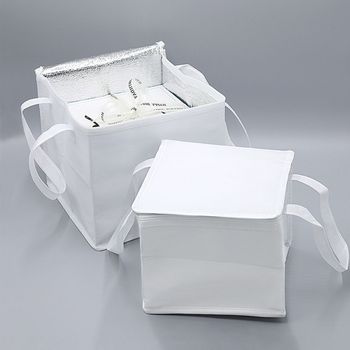 여름캠핑 정사각 케이크 보냉백 가방 백패킹 도보 배달 3호