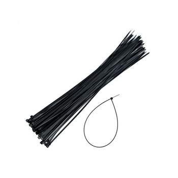 건축케이블타이 데스크 랜선 고강도 쉬운정리 4x350mm 블랙 50p