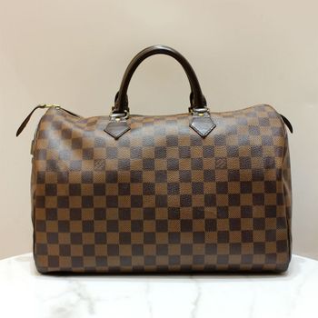 [중고] 루이비통 스피디 35 다미에 에벤 캔버스 토트백 N41363 153900522