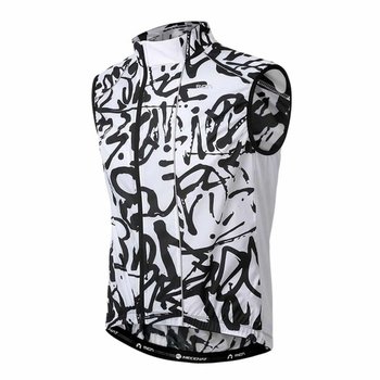 MCN 라이딩 자전거 바람막이 조끼 질렛 윈드브레이커 그라피티