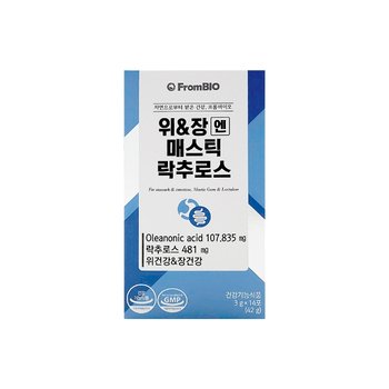 프롬바이오 위앤장엔 매스틱 락추로스 3g x 14포