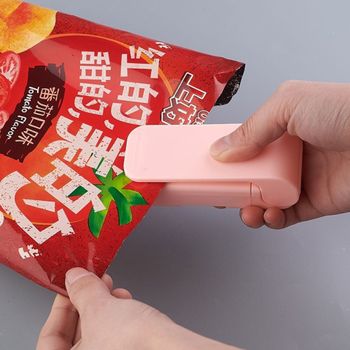 휴대용밀봉기 과자봉지밀봉 미니실링기 미니과자밀봉기