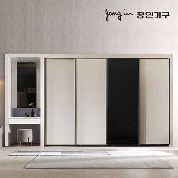 단테 슬림 미러 화장대 파우더 슬라이딩 붙박이장 10cm
