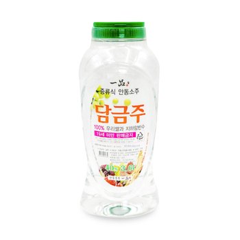안동소주일품 담금주 40도 3.6L 1병 담금소주