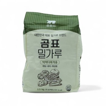 곰표 밀가루 박력밀가루 박력다목적용 튀김 과자 케잌 밀가루 1KG 메밀가루 가공식품