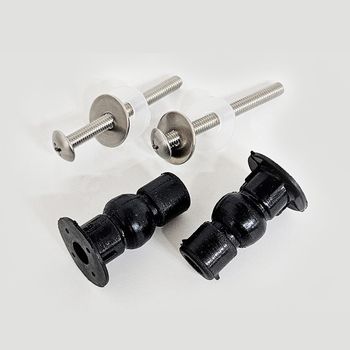 h비데설치 (체결볼트 검정2p) 상부 치마형 앙카볼트