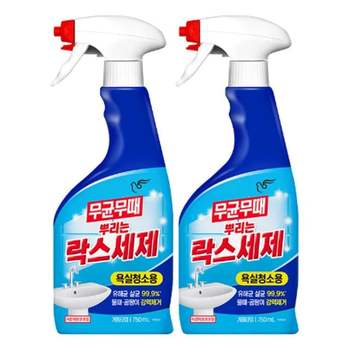 피죤 무균무때 뿌리는락스세제 750ml 2개입(기획) 곰팡이제거제 욕실청소 간편한청소용품