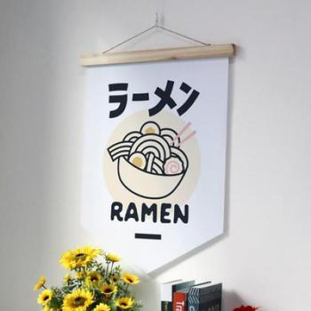 아트박스/꾸밈 dc322-우드페넌트_60CmX79Cm_라면집